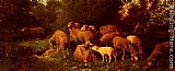 Dans Canvas Paintings - Les Moutons Dans Le Sous-Bois